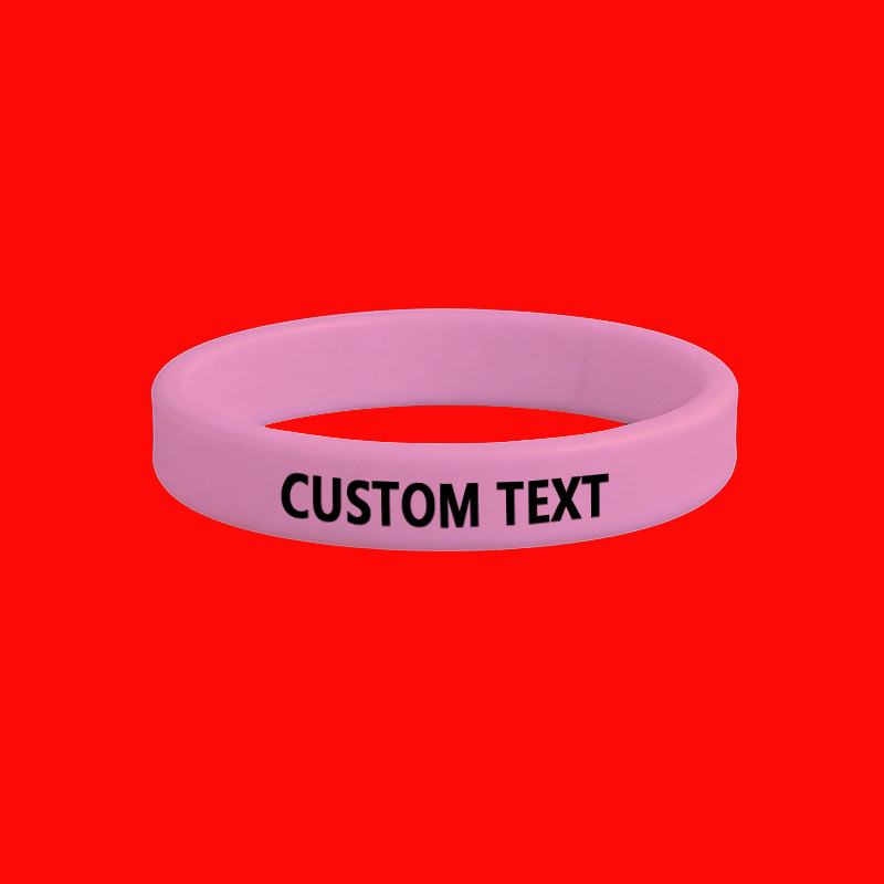 30pc Custom Silicone Bracelets Set, Personalised Gift